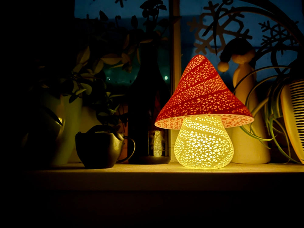 Märchenhafte Pilzlampe
