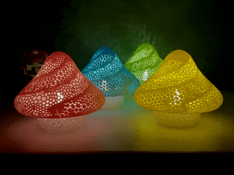 Pilzlampen Set