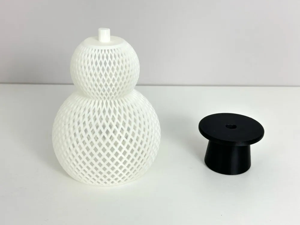 LED Schneemann Lampe – Leuchtende Winterdeko mit Zylinderhut