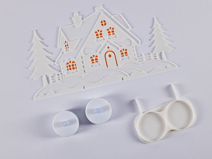 Beleuchtete LED-Weihnachtshäuser – Zauberhafte Winterdeko für Weihnachten