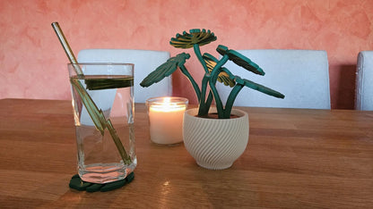 Magnetische Monstera-Pflanze Untersetzer – Multifunktionale Dekoration und Getränkeschutz